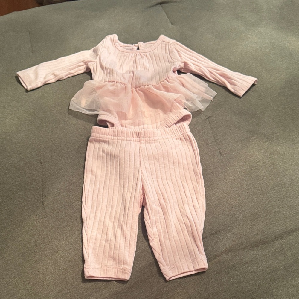 Carters 3 month tutu matching set